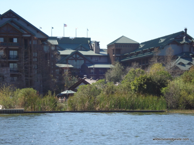 Lodge from Bay Lake